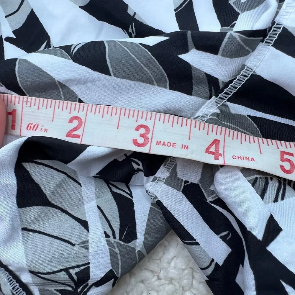 Old Navy Active Go Dry Black White Print Running Shorts XL 14